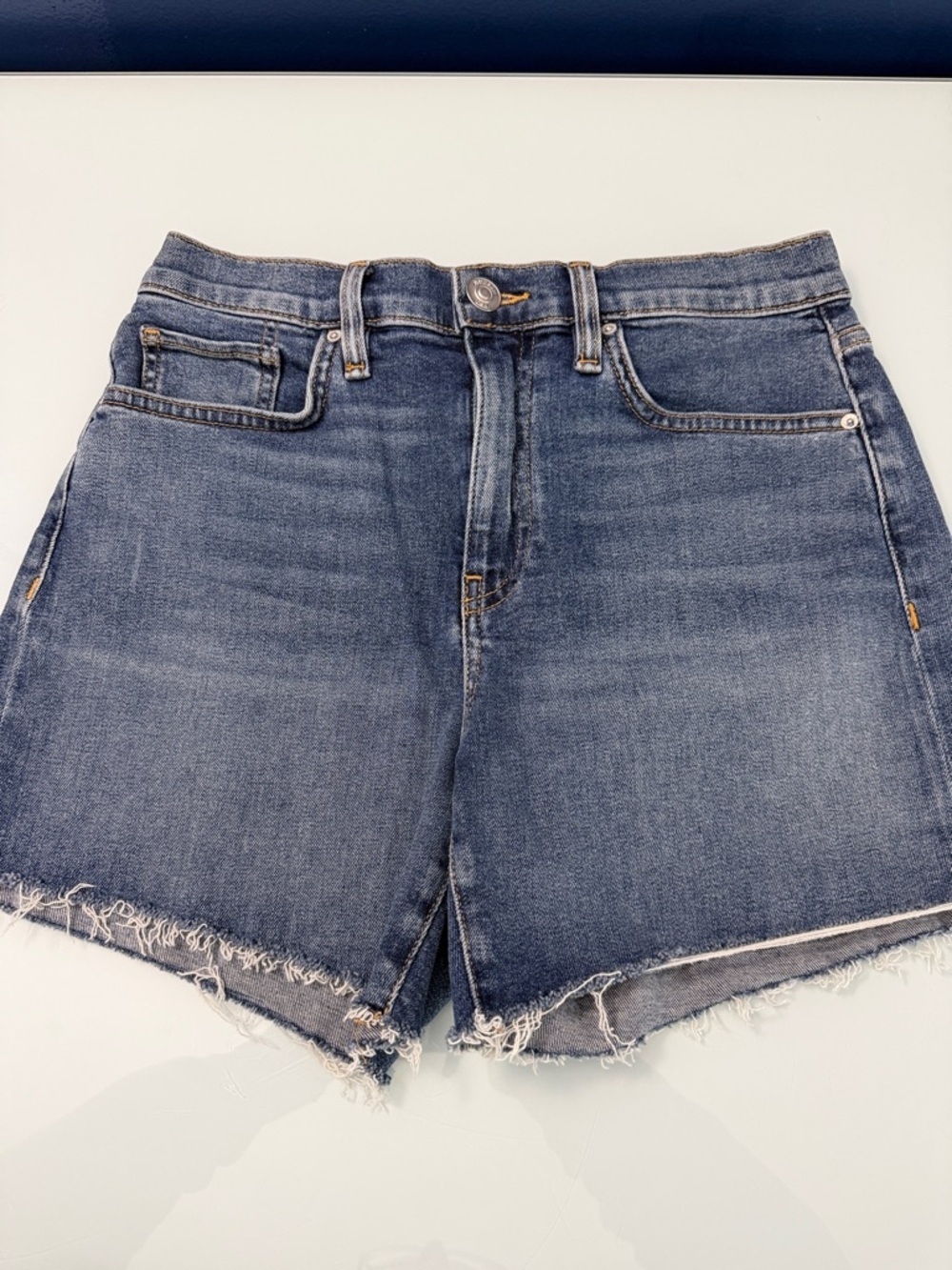 Hudson Devon Biker Denim Shorts